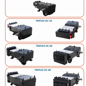 DEENPU OC-05 Duplex Pump - 5 to 20 HP, 3000 PSI duplex positive displacement pump for BOP hydraulic control systems, 230/460/380/575V