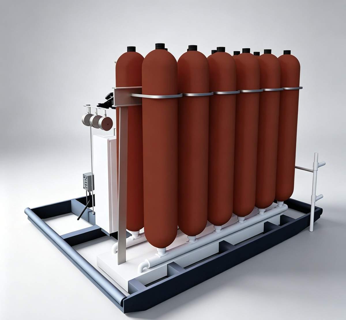 Accumulator Bottles & Racks | 3000-5000 PSI | BOP Hydraulic Storage